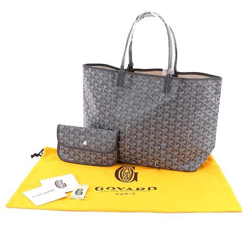 goyard grey tote|Goyard pm tote price.